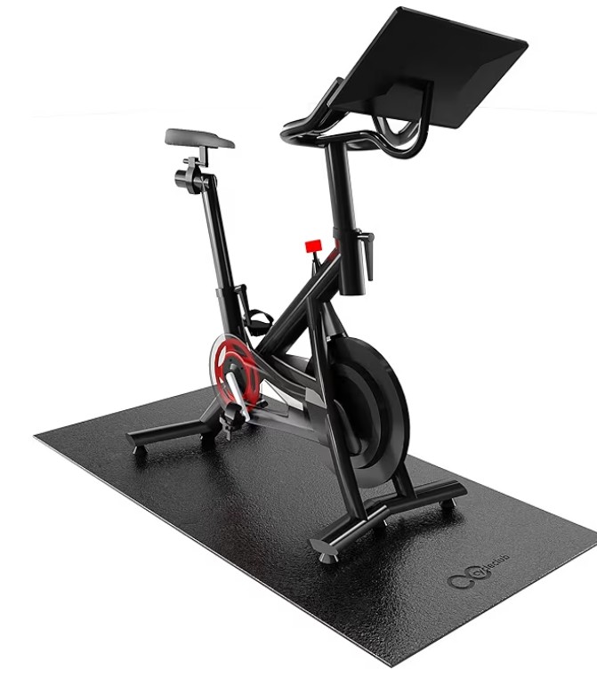 Bike Mat Compatible with Peloton Bike